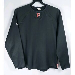 Majestic Pittsburg Pirates Therma Base‎ Warm Up Shirt Size M? L/S Black *READ